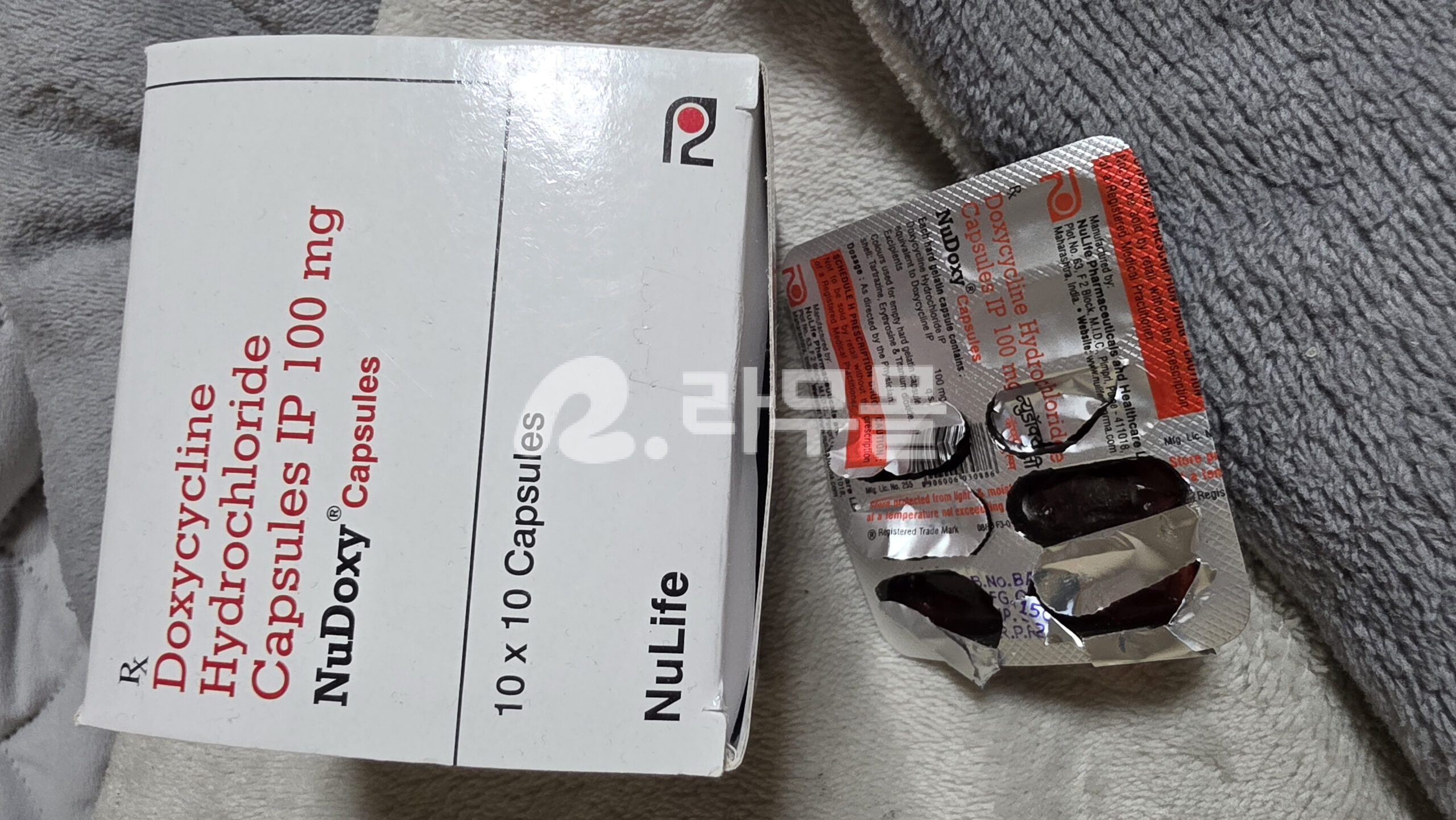 독시사이클린 누독시 100mg 직구 후기