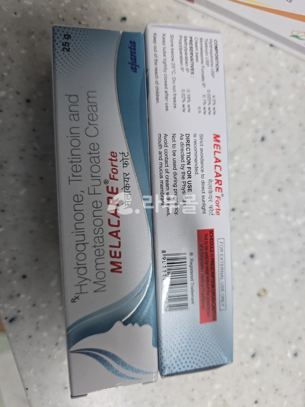 멜라케어 포르테 Melacare Forte 4% 직구 후기